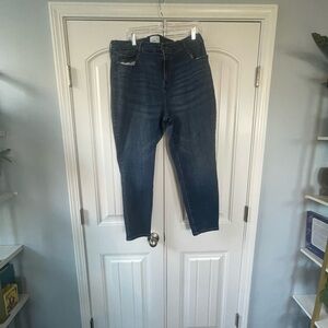 True Craft Curvy High-Rise Skinny Jeans - Blue 18W